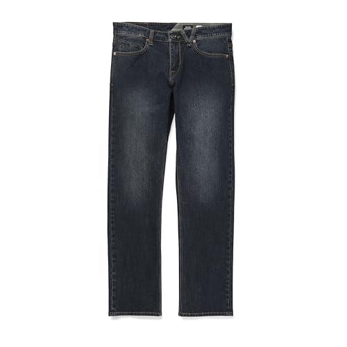 Image of Volcom Men's Solver Stretch Denim Jeans-Modern Fit Pant