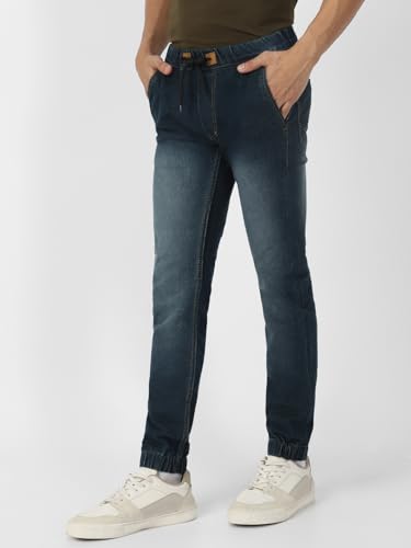 Image of Urbano Fashion Men's Mid Rise Slim Fit Jeans