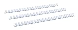  100 RENZ Plastikbinderücken / 16,0 mm / weiß / 130 Blatt / DIN A4