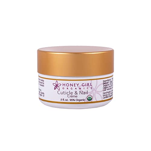 Honey Girl Organics Cuticle and Nail Creme, 0.5 Fluid Ounce