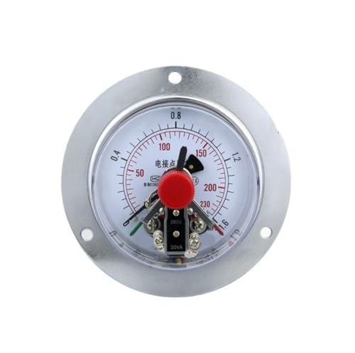 Manomètre axial YXC-100ZT pour réguler la pression de panneau 0-0.25MPA