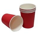 Pretty UR Party Red Paper Cups, Kids Party Cups, Disposable Paper Cups for Birthday, Wedding, Party, Picnic, BBQ, Travel and Events – Pack of 20 pcs gallery image