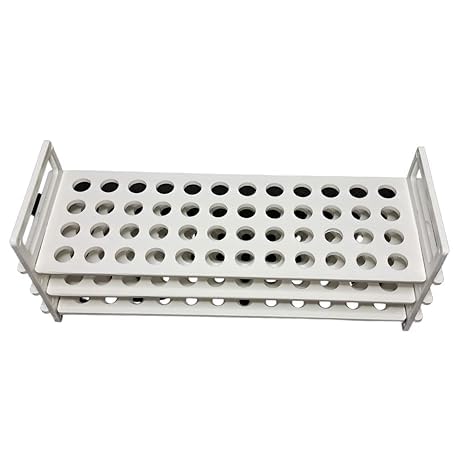 Test tube stand 3 TIER 13 mm X 48 Holes Polypropylene made (Pack of 1) for chem Lab-image-41