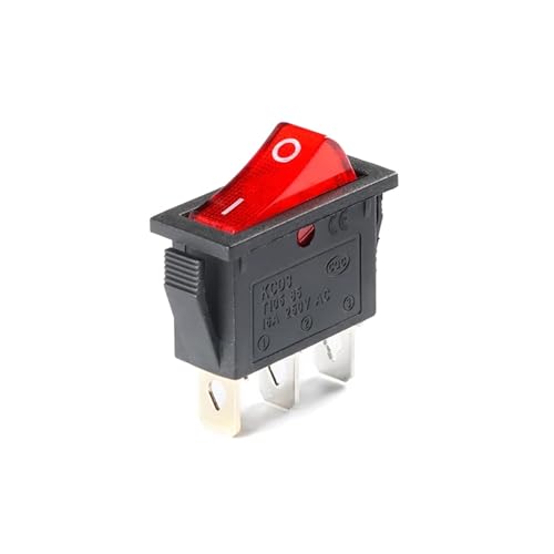 Micro-interrupteur KCD3 à bascule type bateau 2 ou 3 broches pour appareil de cuisson - 6