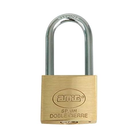Amig - Candado de seguridad con arco largo de 40mm y 2 llaves Cover