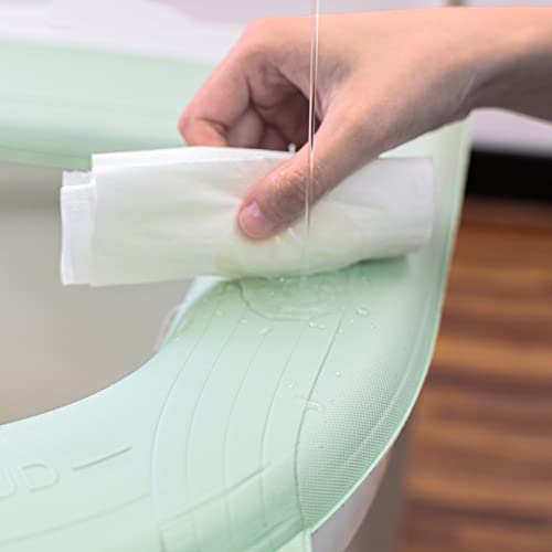 Hbaydor 5 Stcs Toilettensitzabdeckpads, Eva Badezimmer Weichwaschbar Bequemes Toilettensitzabdeckpad, Toilettensitzkissen Mit Griff Für Die Meisten Toilettensitze,Rosa – Bild 5