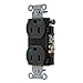 Receptacle,Blk,Nylon,5-15R NEMA Config.