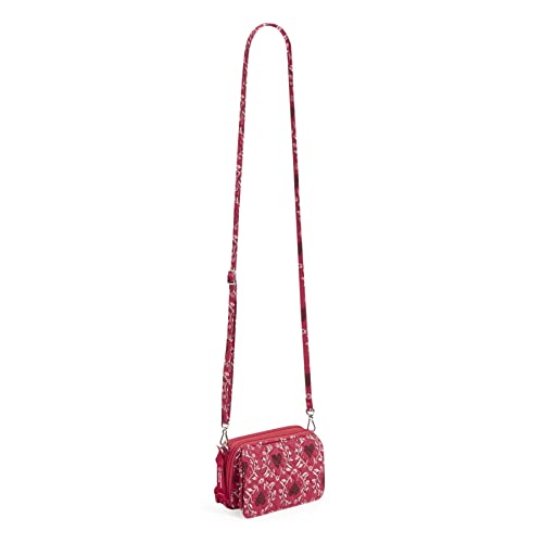 Image of Vera Bradley Women's Cotton All in One Crossbody Purse With RFID Protection
