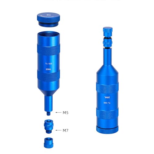 Distributeur d'huile de frein de VTT en aluminium anodisé haute performance