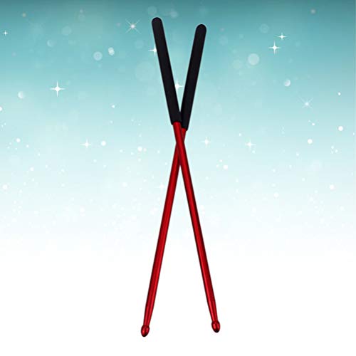 Healifty Baquetas de Liga de AlumÃ­nio Baqueta de Metal Anti Ferrugem para AcessÃ³rios para PrÃ¡tica