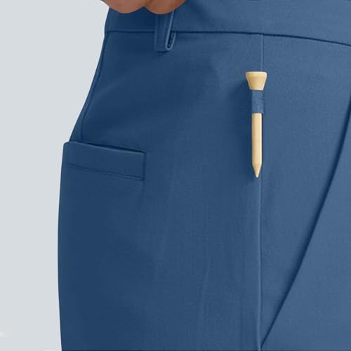 Shorts deportivos casuales para hombre azul marino miniatura 3