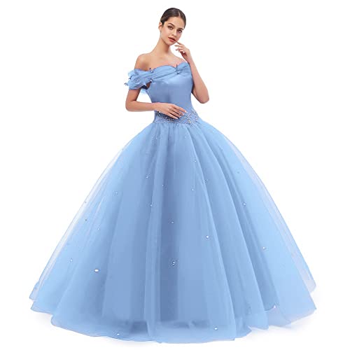 Leyidress Quinceanera Dress Ball Prom Gown Sweet 16 Dress Formal Dress for Grils US 16