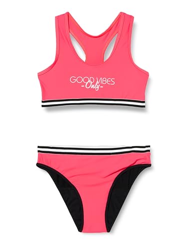 Bikini menstrual ligero medio Diamante C01 braguita absorbente juvenil coral neón