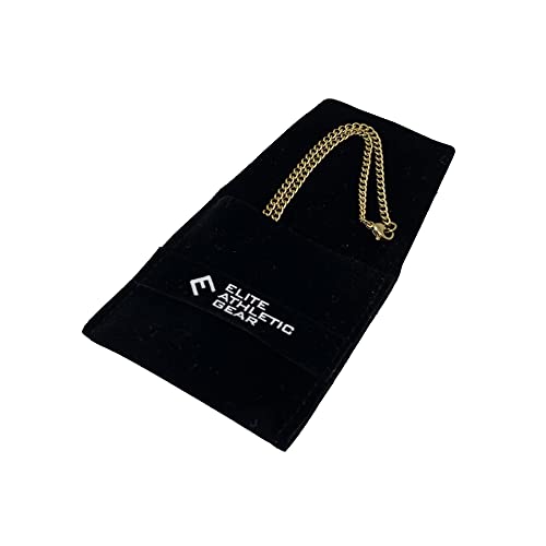 Crucifix Pendant with Chain Necklace - 14K Gold Plated Stainless Steel - 30MM or 40MM Cross3