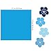Blues Cardstock Art Paper 20 Sheets 12 x 12 Craft Cover Stock Stash Pack- Assorted Colored Scrapbook 80lb Card Stock for Construction Crafts, Embossing, Quilling, Cardmaking