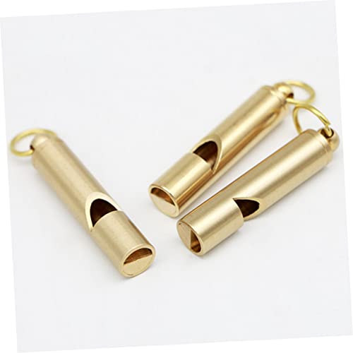 3 unidades pito vintage de cobre para deporte y emergencia miniatura 7