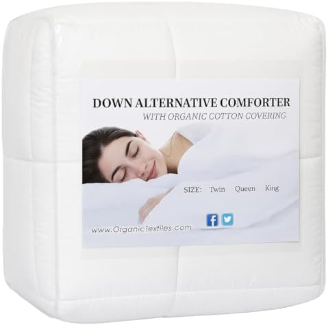 Organic Textiles Down Alternative Bed Comforter - Thumbnail 5