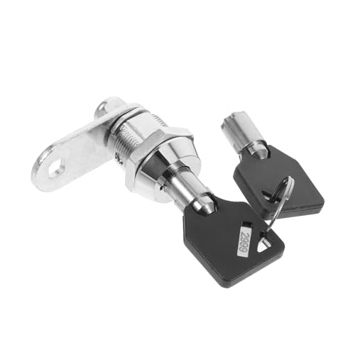 Hoement Cerradura de Leva para Gabinete con Llave Reemplazo de Llave para Muebles Segura y Duradera para Buzón y Caja Fuerte Instalación Fácil y Material de Aleación Resistente