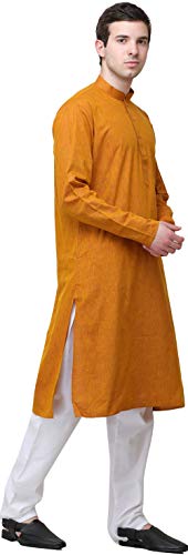 Plain Linen Kurta with White Pajama - Linen2