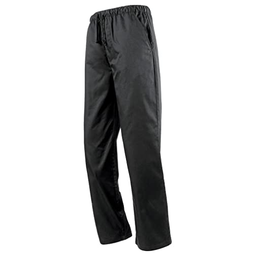 Amagogo Chef Cooking Pants with Pockets And Drawstring, TypeA Black