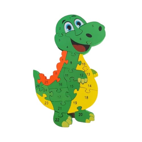 Puzzle, Puzzle Educativo in legno, Animali e veicoli, 25 x