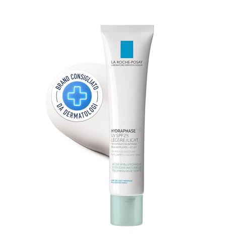 La Roche-Posay Hydraphase Crema Idratante Leggera UV SPF25, Protegge, 40 ml