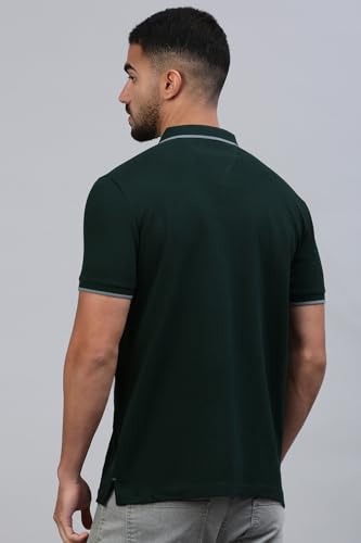 Image of Classic Polo Men's Half Sleeve Polo Neck Slim Fit Printed T-Shirt