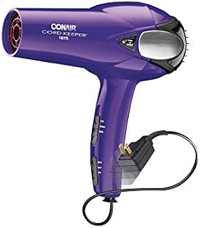 Conair 1875 Watt Cord Keeper Hair Dryer, Purple