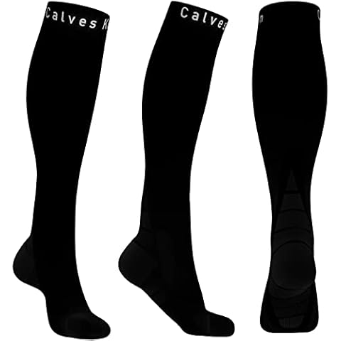 (2 Pairs) Compression Socks/Stockings for Men & Women,Speed Up Recovery Best Graduated Athletic Fit for Travel, Running, Nurses,Shin Splints, Flight & Maternity Pregnancy. Boost Stamina, Circulation Cover