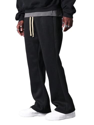 ZAFUL Men's Letter Graphic Sweatpants Drawstring Baggy Casual Sports Joggers Pants with Pockets