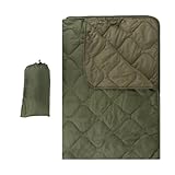 Fundas de camping genéricas para clima frío, manta de camping – gran manta de viaje al aire libre, edredón cálido multifuncional para senderismo en clima frío