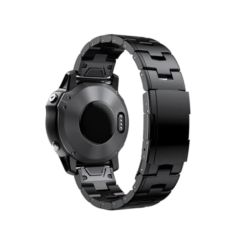 22mm 26mm�����t�B�b�g�`�^�������x���g�ɓK������Garmin Fenix 8 7X 7 Solar/6 Pro/5 Plus/Instict/epix Gen 2(Black,22mm)