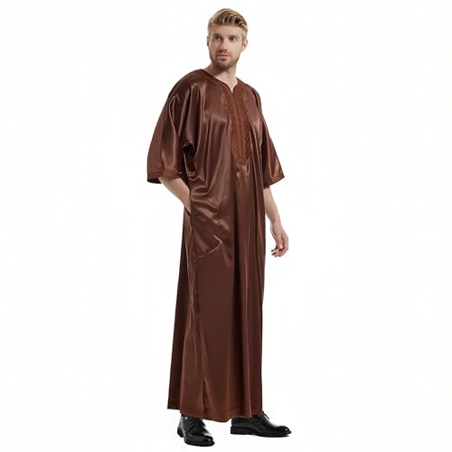Men's Kaftan - Muslim Robe Thobe Caftan3