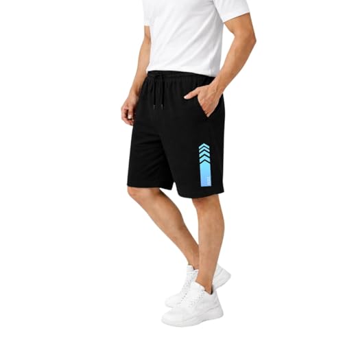 Image of KART BLACK Plus Sizes Men's Cotton Knee Length Shorts(XXL,3XL,4XL,5XL,6XL,7XL,8XL Shorts) | Stripe Printed Shorts | Casual and Night Wear Mens Shorts