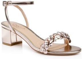 Jewel Badgley Mischka womens Sawyer Low Block Heel Sandals - Image 2