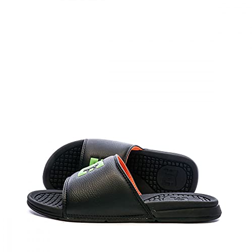 DC Shoes Men's Thong Sandals Flip Flops , Black , 9 US