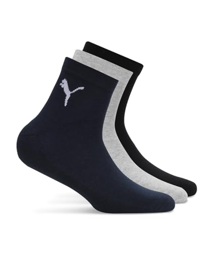 Puma Unisex 3-Pair Sports Socks Quarter Length