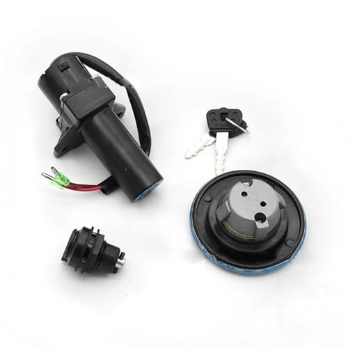 Kit de reemplazo para cerradura de tapa de tanque de combustible rota en Yamaha YBR 125 de 2 pines 4