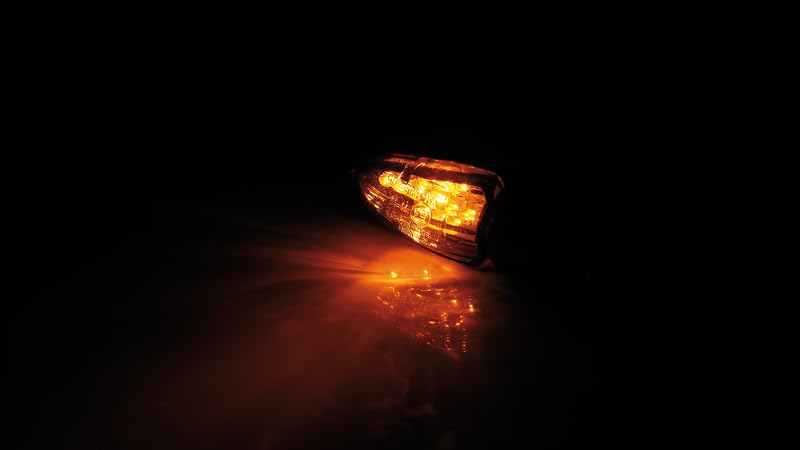 HIGHSIDER Smart Lizzard LED Blinker Körper Schwarz/Linse getönt (Paar), Vorne & Hinten