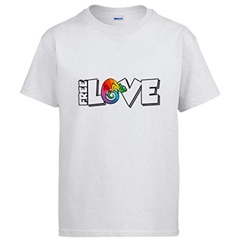 Camiseta Amor por los Camaleones camaleón - Blanco, L