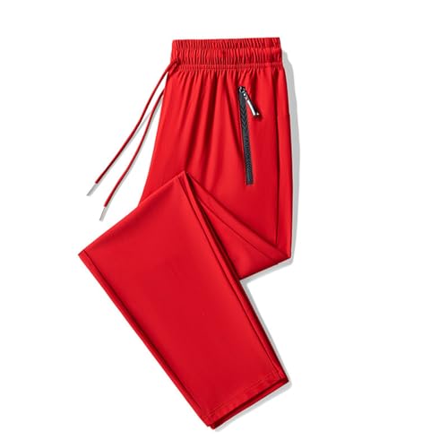 Generisch Pantalones de chándal para hombre, pantalones de deporte, cómodos, ligeros, para el tiempo libre, elásticos, pantalones de ocio, transpirables, pantalones de trekking para hombre, pantalones