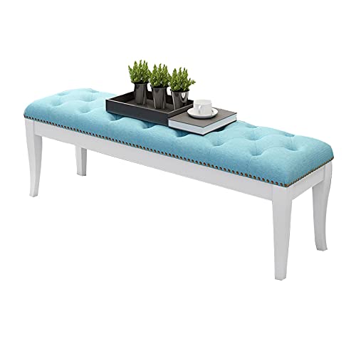 Taburete de sofa comodo y banco largo moderno para entrada de casa 2