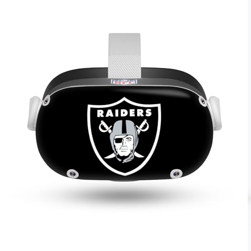 Skin Las Vegas Raiders pour Meta Quest 2 - Autocollant vinyle NFL officiel