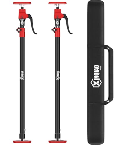 XINQIAO Montagestütze für die Schrankmontage Schwerlast-Deckenstütze mit Verstellbarer Teleskopstange von 125 cm bis 290 cm 2 Stück
