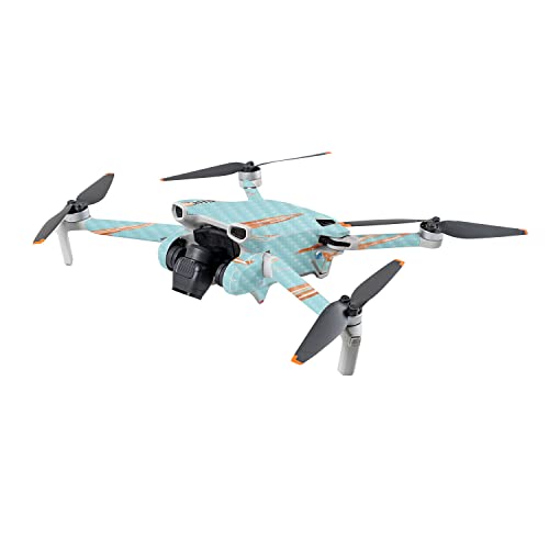 Image of MightySkins Carbon Fiber Skin Compatible with DJI Mini 3 - Upstream | Protective, Durable Textured Carbon Fiber Finish | Easy to Apply | Made in The USA