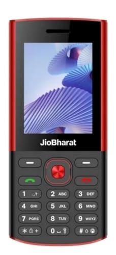 Image of JioBharat K2 Karbonn 4G Keypad Phone with JioTV, JioCinema, JioSoundPay, JioSaavn, Long Lasting Battery, LED Torch, Digital Camera | Black & Red | Locked for JioNetwork