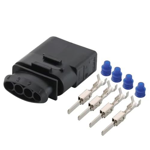 Conector de enchufe para bobina de encendido de 4 pines macho y hembra para coche 2