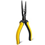 Viganoc 7-inch Fishing Pliers with Rust-resistant Teflon Coating, Fresh/Sea Fishing Tools, Comfortable Grip Fishing Gear for Fishing Trips