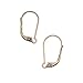 Beadaholique JW232/I/AB Earring Findings Lever Backs, Antiqued Brass, Pair of 5