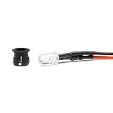 led birne 6v ba15s Kabellänge: ca 20 cm 10 x Verkabelte Dioden LED + Plastik Halterung Wired Rot Klare Linse 6V 5mm